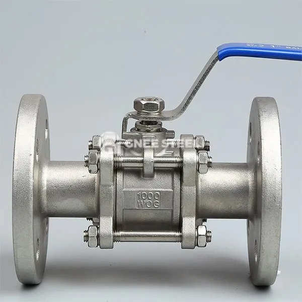 3- tükk ääristatud kuulventiilid