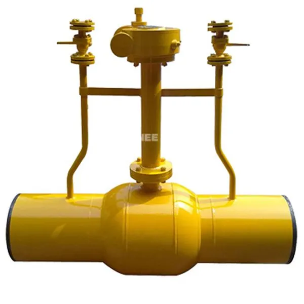 Maetud täielikult keevitatud kuulventiil