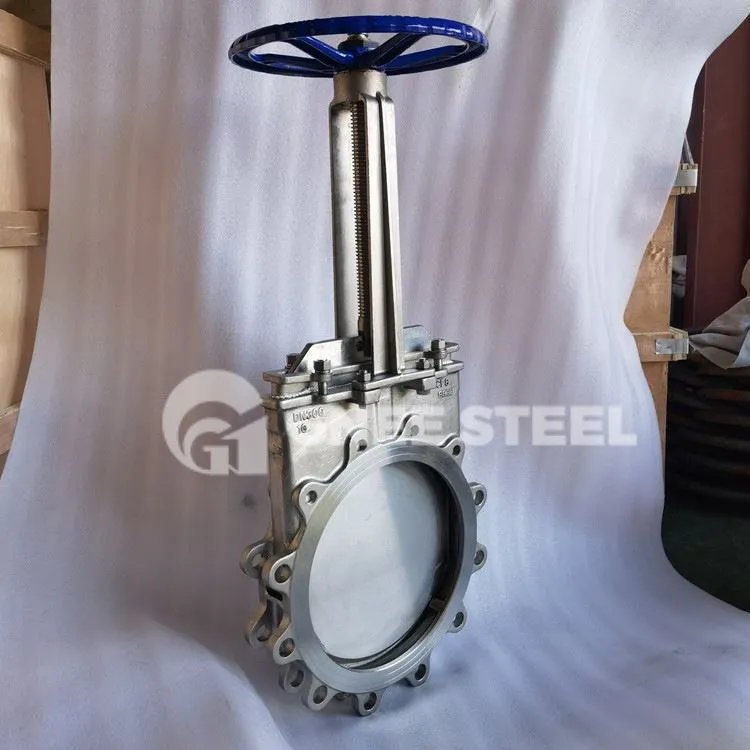 Süsinikterasest nuga väravaklapp