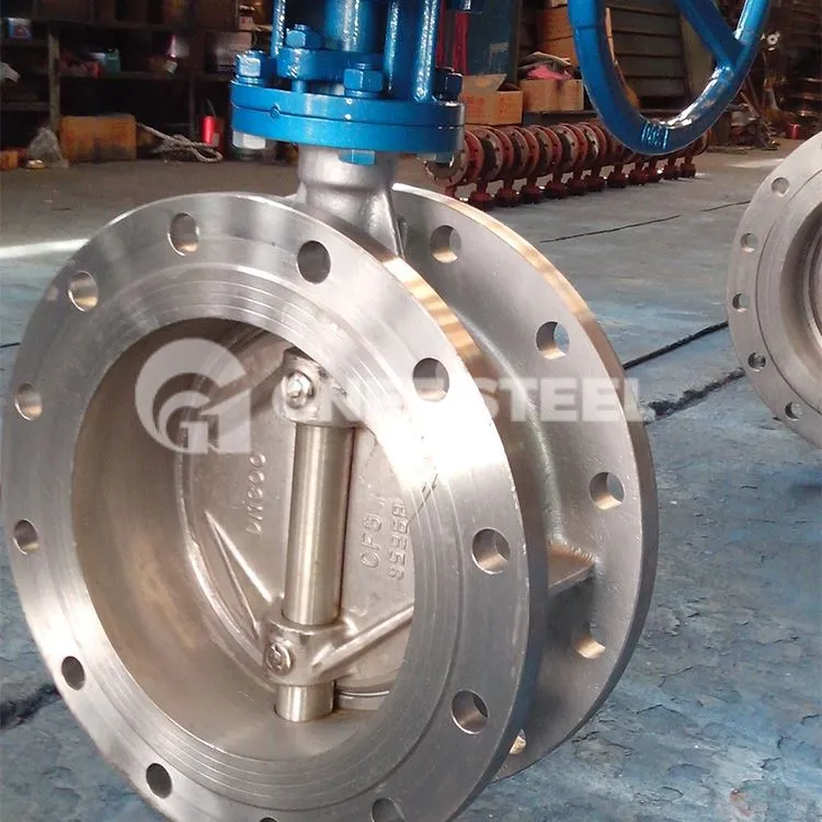 Valatud terasest vahvlitüüpi liblikklapp