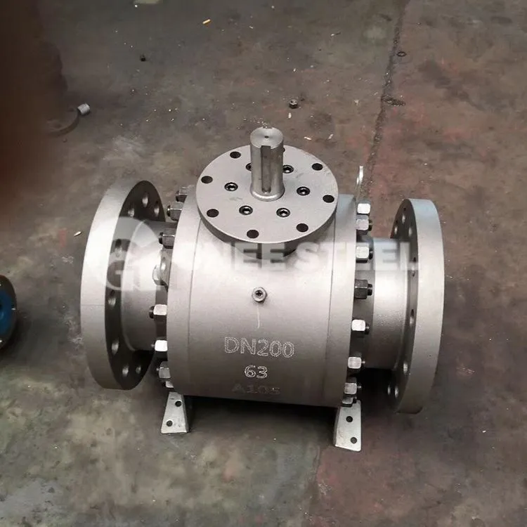 Krüogeenne ülemise sisendiga trunnile paigaldatav kuulkraan