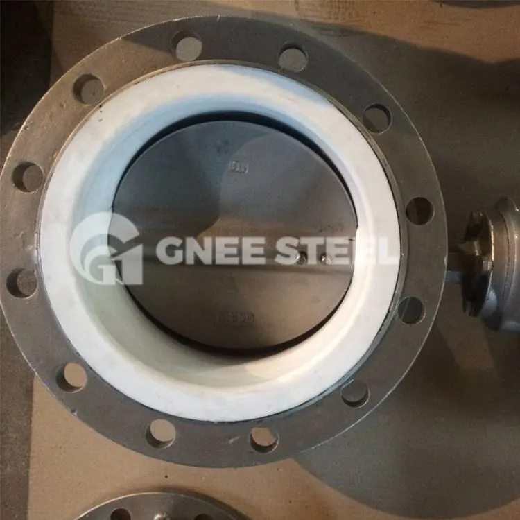 Kahekordse nihkega malmist liblikklapp