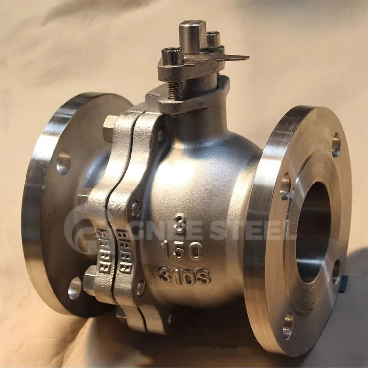 Kahepoolne roostevabast terasest kuulventiil