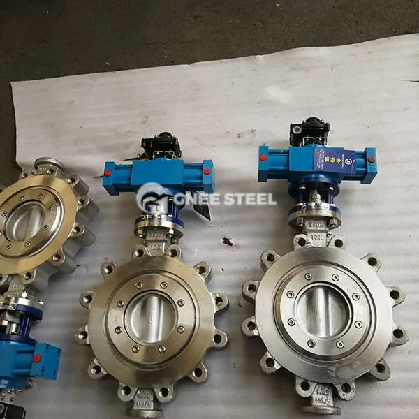 Dupleks -terasest liblikaventiilid