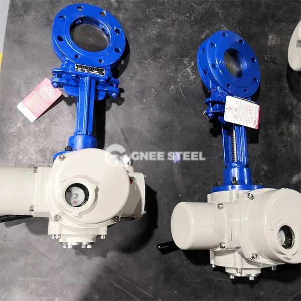 Elektriline käivitatud noavärava klapp