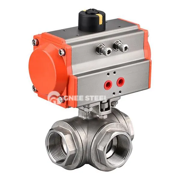 Pneumaatiline kolmesuunaline kuulventiil