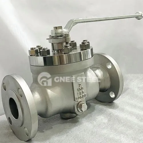 Ülemine sisestus valatud terasest kuulventiil