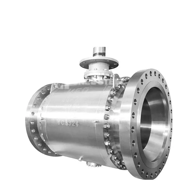 Trunnioni külge kinnitatud külgmised kuulventiilid