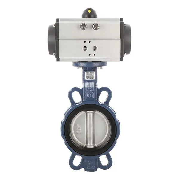 Vahvli liblikaventiil pneumaatilise ajamiga